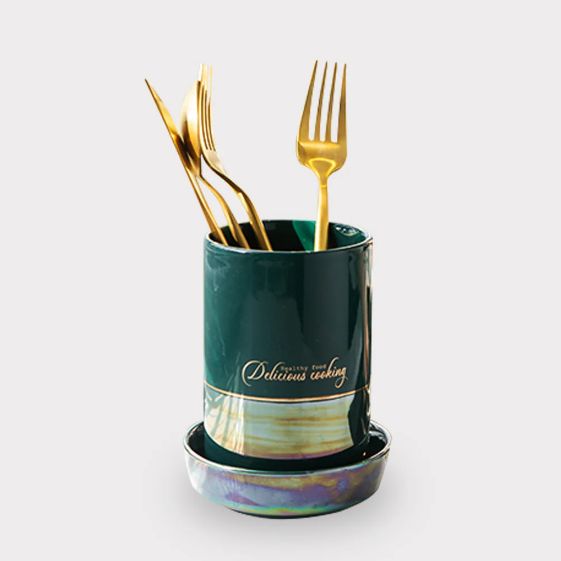 Emerald Cutlery Holder AenZay Homes