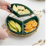 3 Grid Fruit Plate(Green)