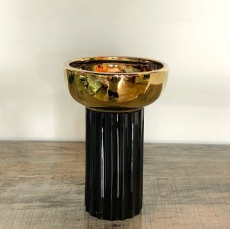 Black Decor Vase | AenZay Homes