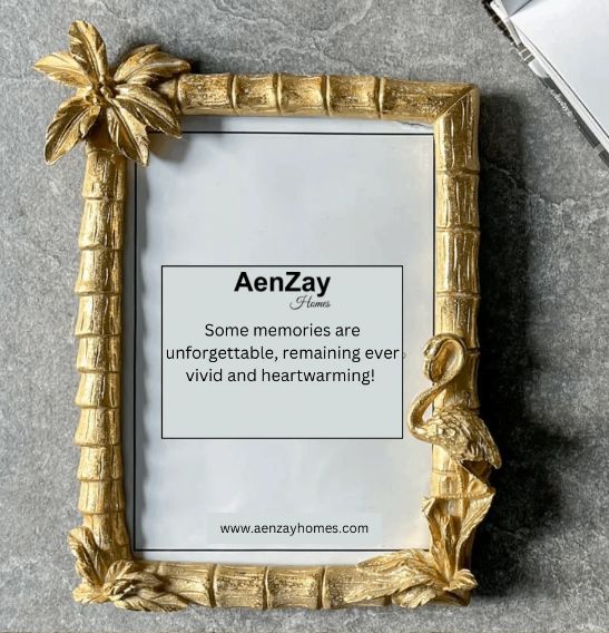 Golden Photo Frame AenZay Homes