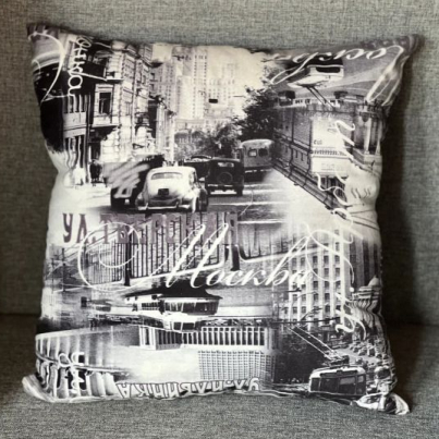 Vintage Street Cushion