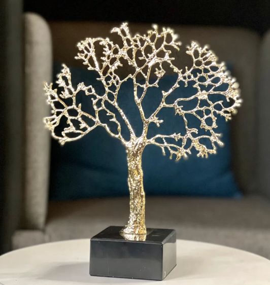 Tree Brass Decor AenZay Homes