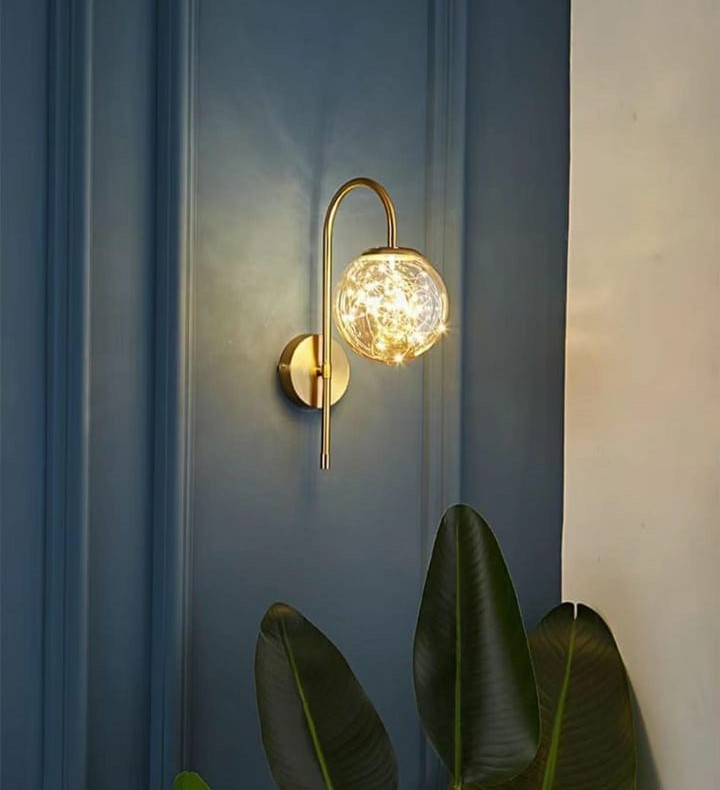 FAIRY GLASS BALL WALL LIGHT AenZay Homes