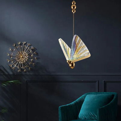 Butterfly Colorful Pendant Light