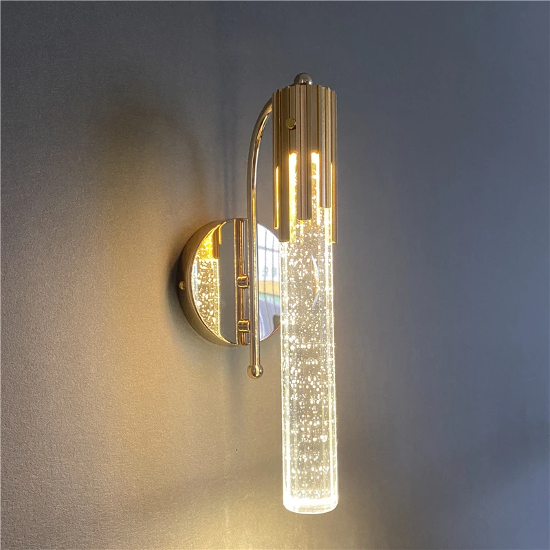 Bubble Crystal Wall Light AenZay Homes
